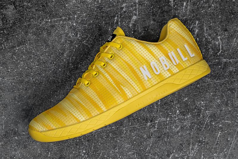 Yellow Nobull Lightning Burst Men's Trainers | CA J1359P